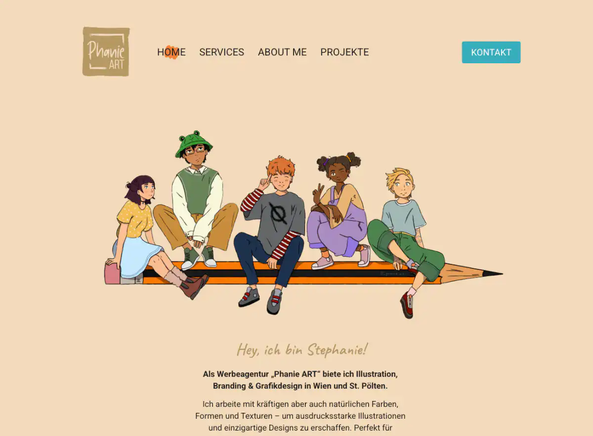 Website von Phanie ART